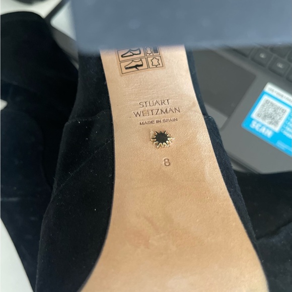 Stuart Weitzman Suede Platform Booties - Picture 5 of 6